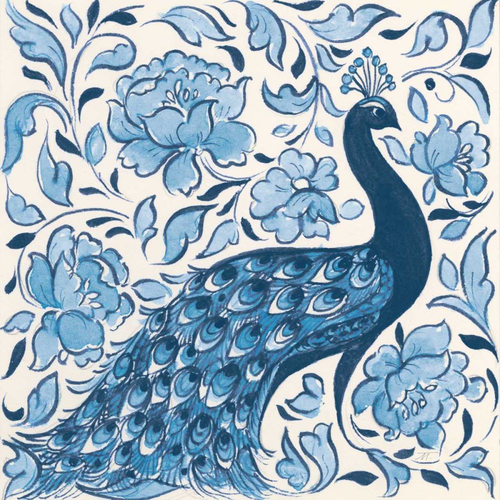 Peacock Garden IV v2 art print by Miranda Thomas for $57.95 CAD