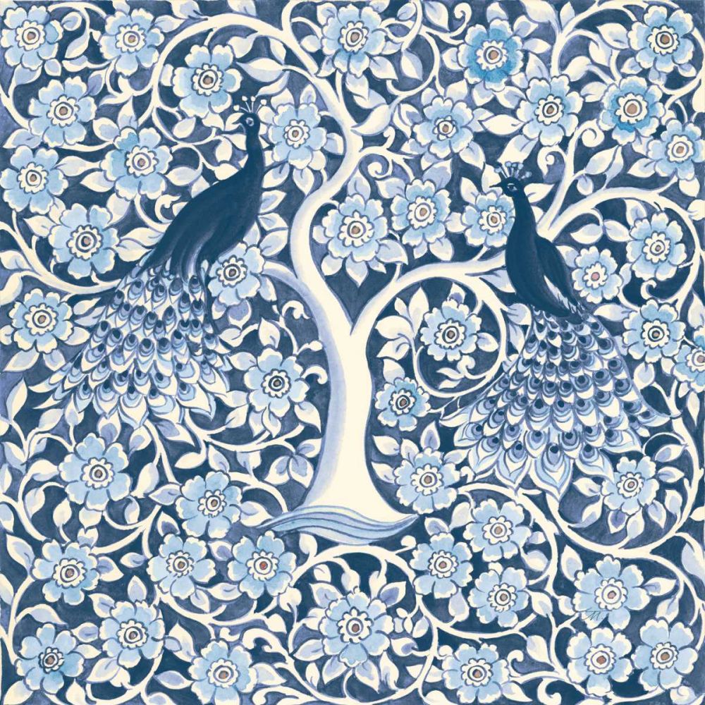 Peacock Garden VII v2 art print by Miranda Thomas for $57.95 CAD