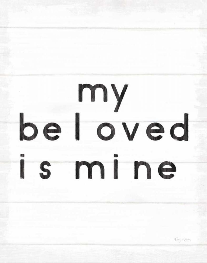 Words of Encouragement VII on White Wood art print by Emily Adams for $57.95 CAD