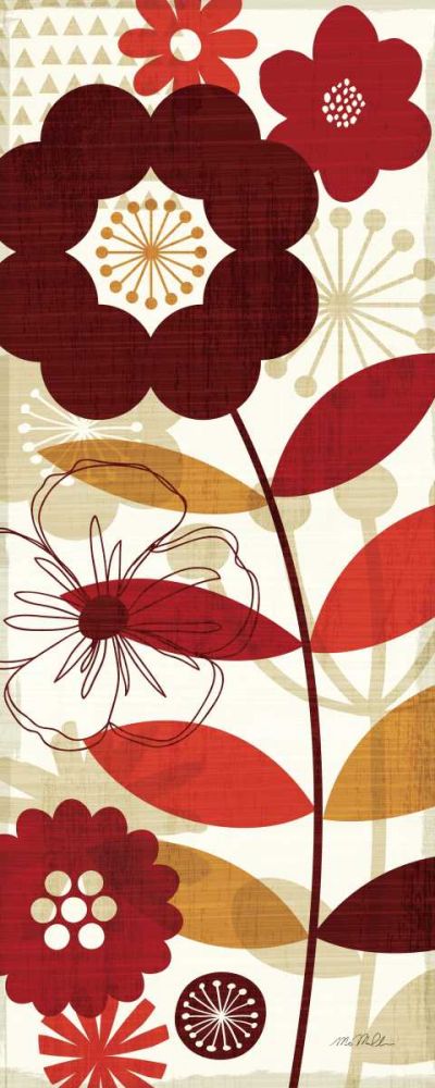 Floral Pop Panel I art print by Michael Mullan for $57.95 CAD