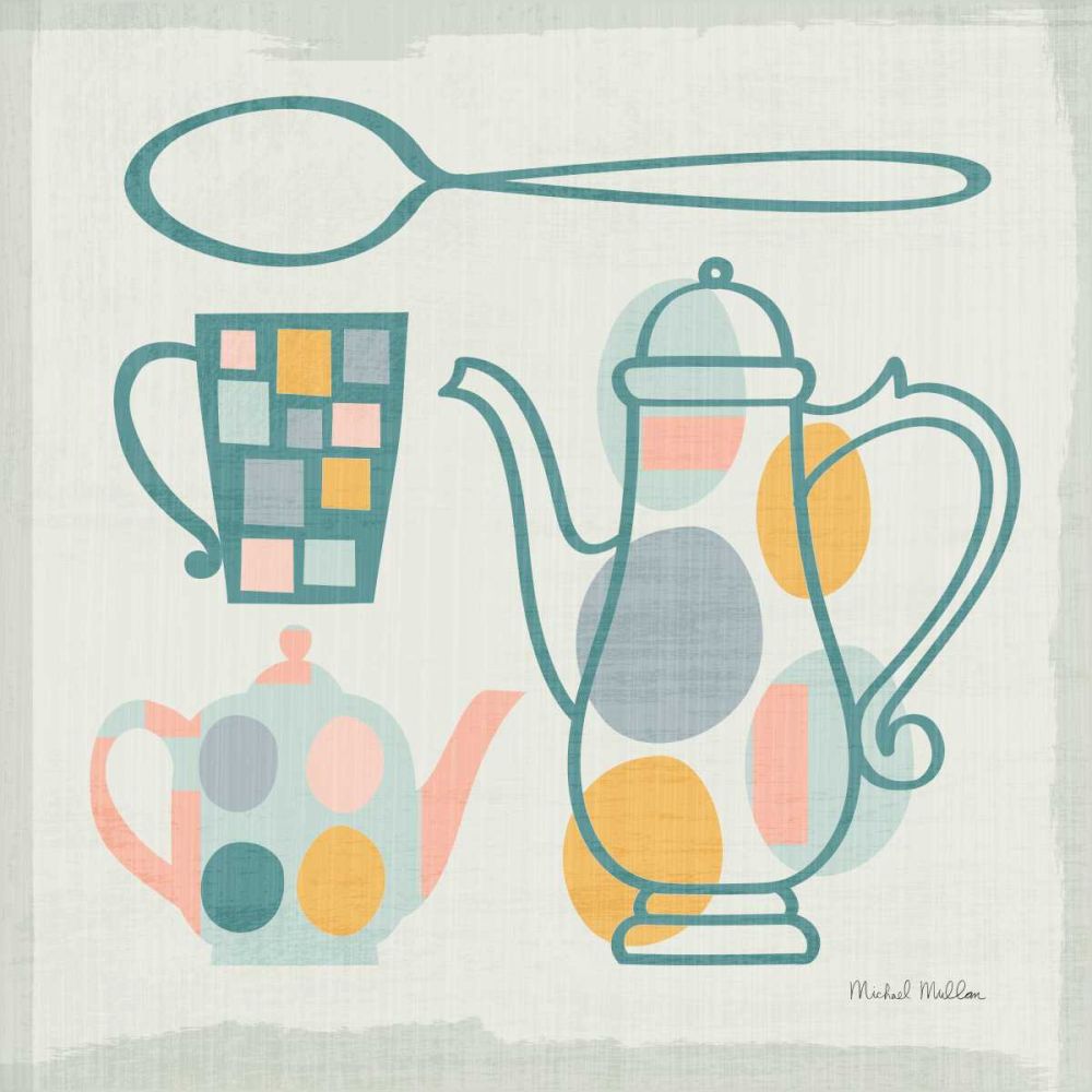Modern Kitchen Sq IV Pastel art print by Michael Mullan for $57.95 CAD