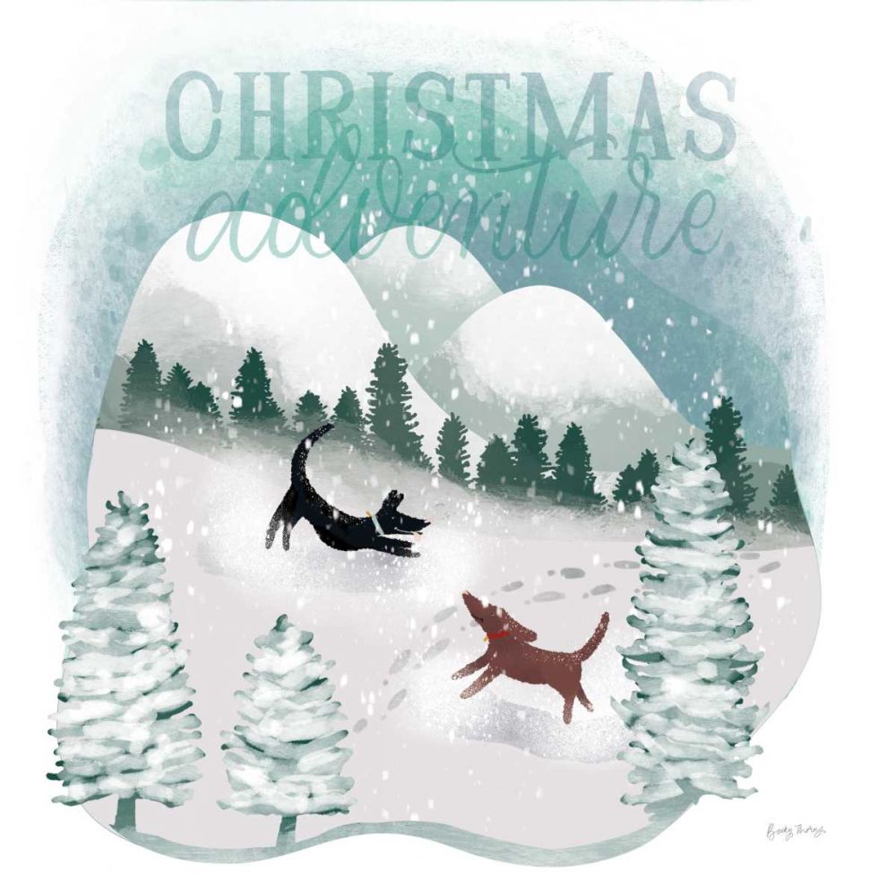 Winter Wonderland II art print by Becky Thorns for $57.95 CAD