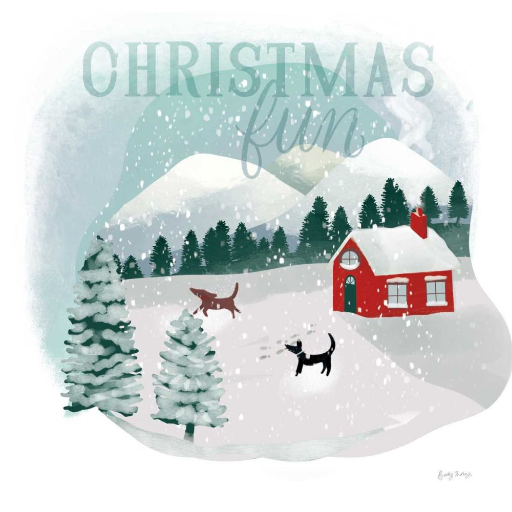 Winter Wonderland III art print by Becky Thorns for $57.95 CAD