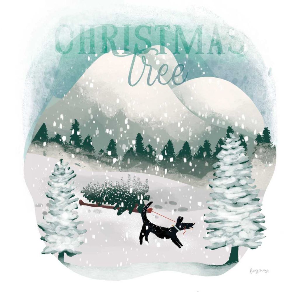 Winter Wonderland V art print by Becky Thorns for $57.95 CAD