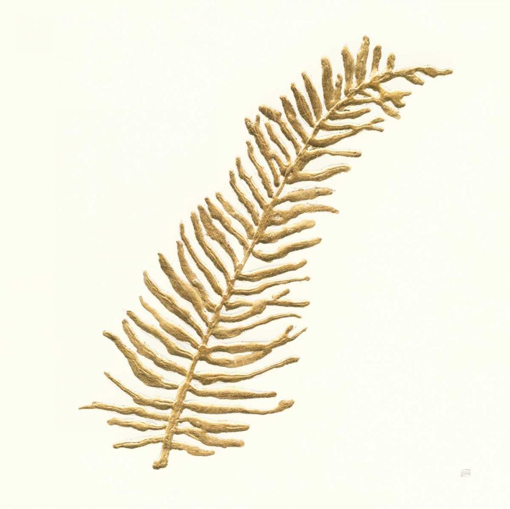 Gilded Fern I art print by Chris Paschke for $57.95 CAD