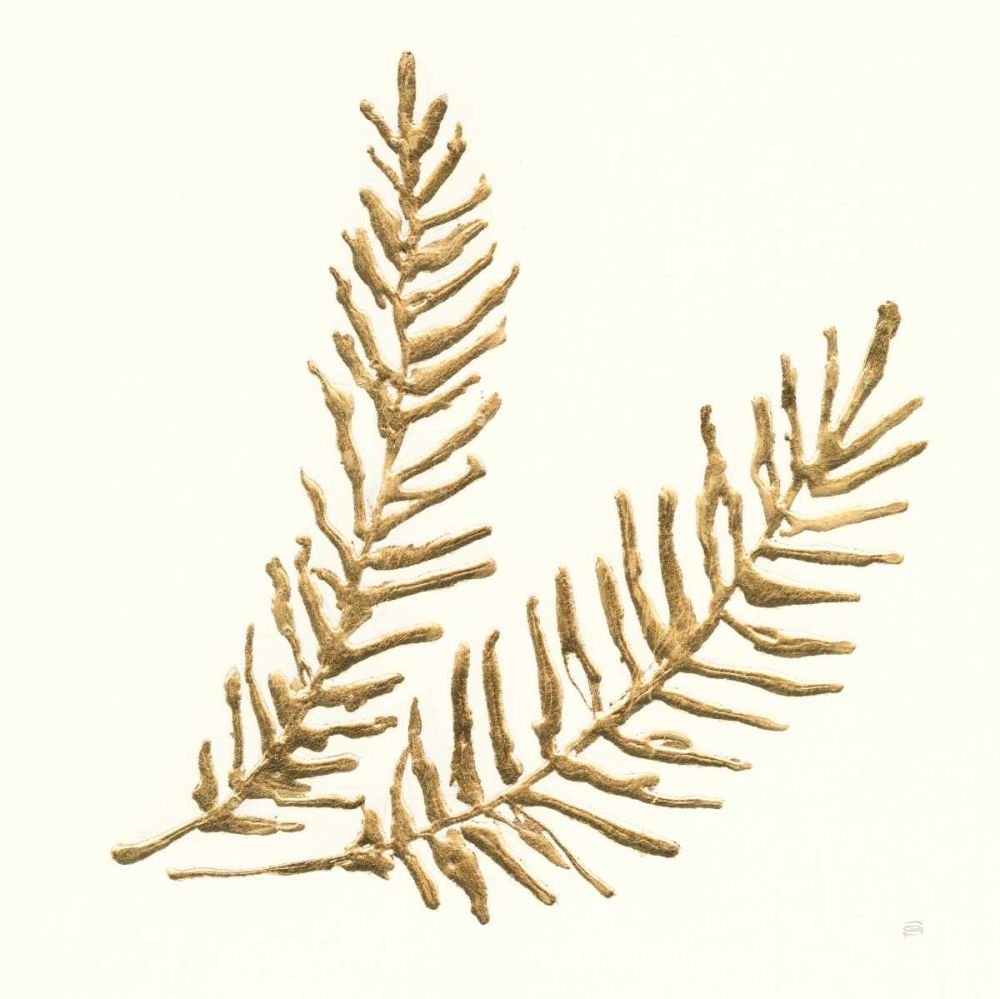 Gilded Fern IV art print by Chris Paschke for $57.95 CAD