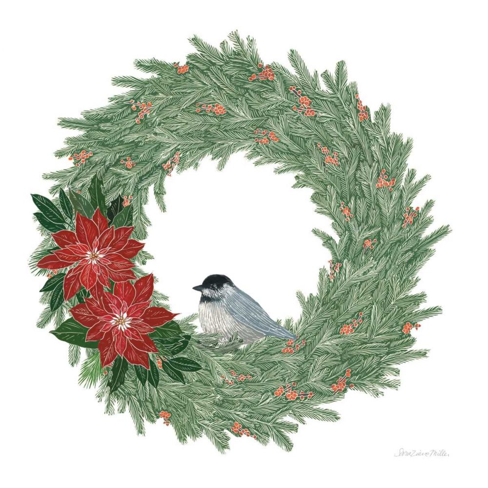 Woodland Wreath No Words II art print by Sara Zieve Miller for $57.95 CAD