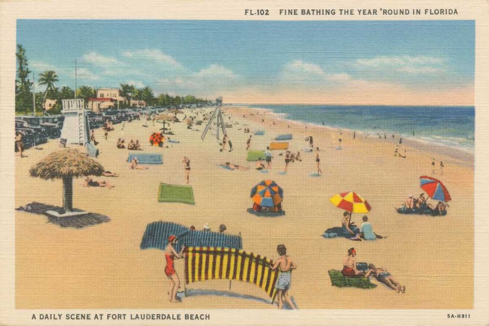 Beach Postcard I art print by Wild Apple Portfolio for $57.95 CAD