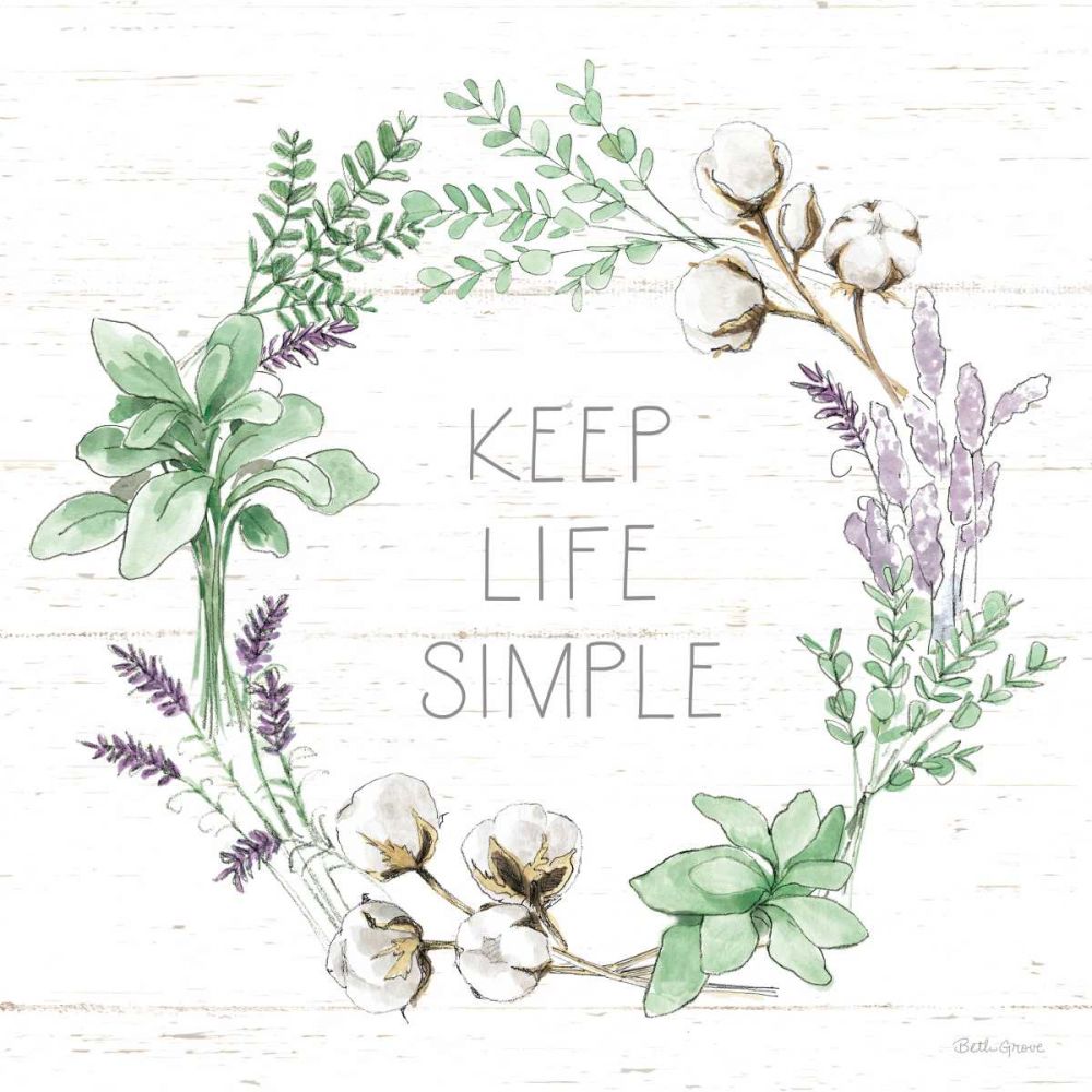 Farmhouse Cotton IX Sage art print by Beth Grove for $57.95 CAD