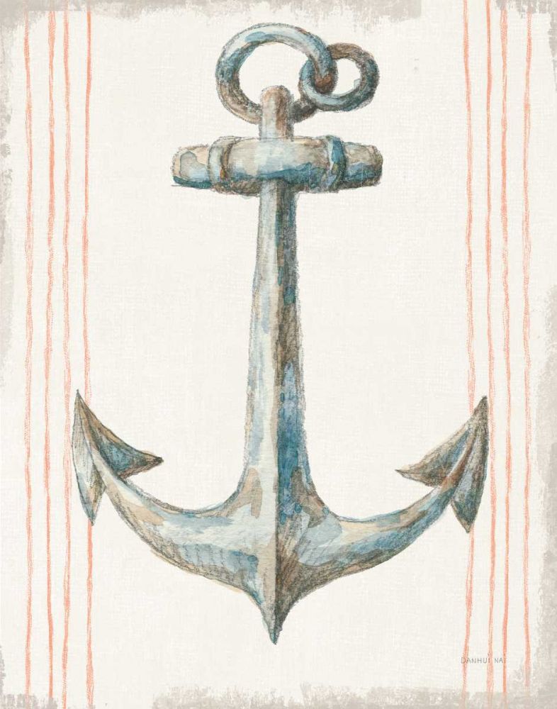 Floursack Nautical V no Words art print by Danhui Nai for $57.95 CAD