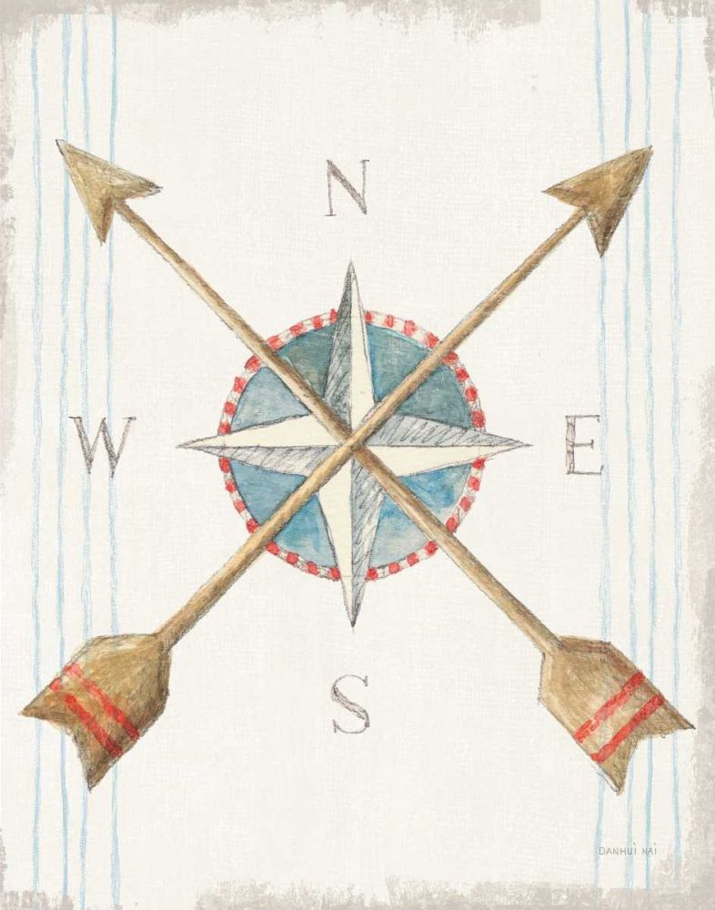 Floursack Nautical VI no Words art print by Danhui Nai for $57.95 CAD