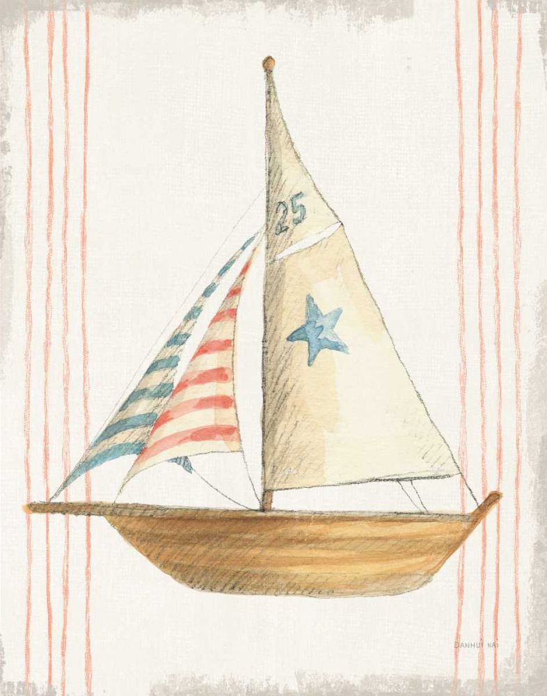 Floursack Nautical VII no Words art print by Danhui Nai for $57.95 CAD