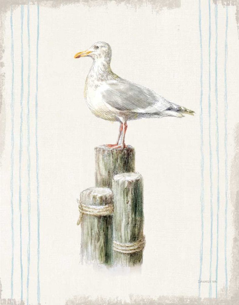 Floursack Nautical XIII no Words art print by Danhui Nai for $57.95 CAD