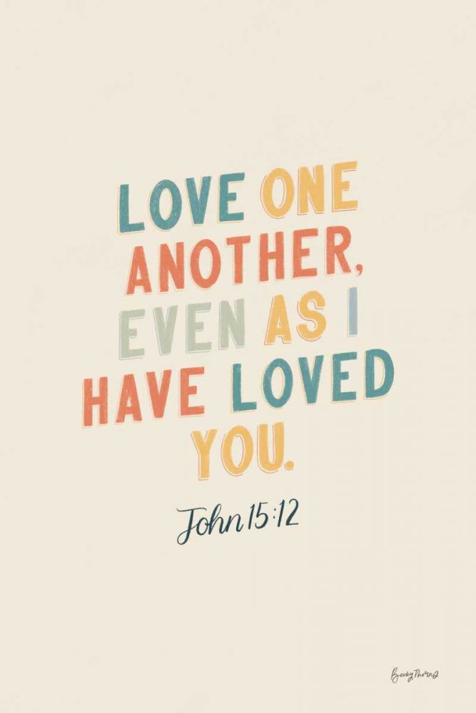 Bible Saying III art print by Becky Thorns for $57.95 CAD