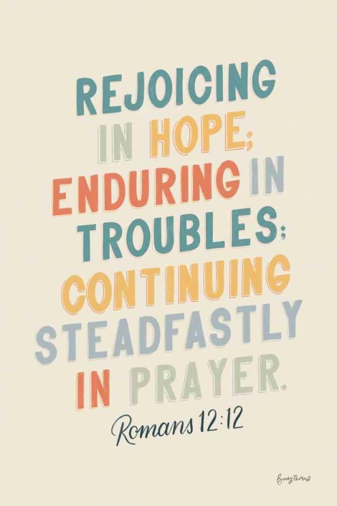 Bible Saying VI art print by Becky Thorns for $57.95 CAD