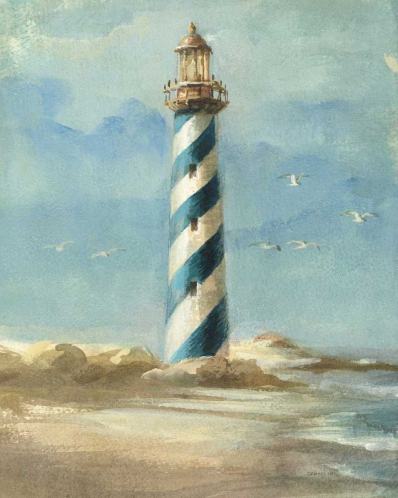 Lighthouse I art print by Danhui Nai for $57.95 CAD