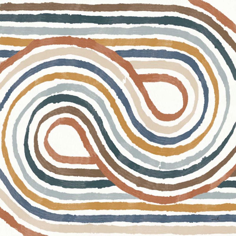Rainbow Road I Thick Lines art print by Moira Hershey for $57.95 CAD