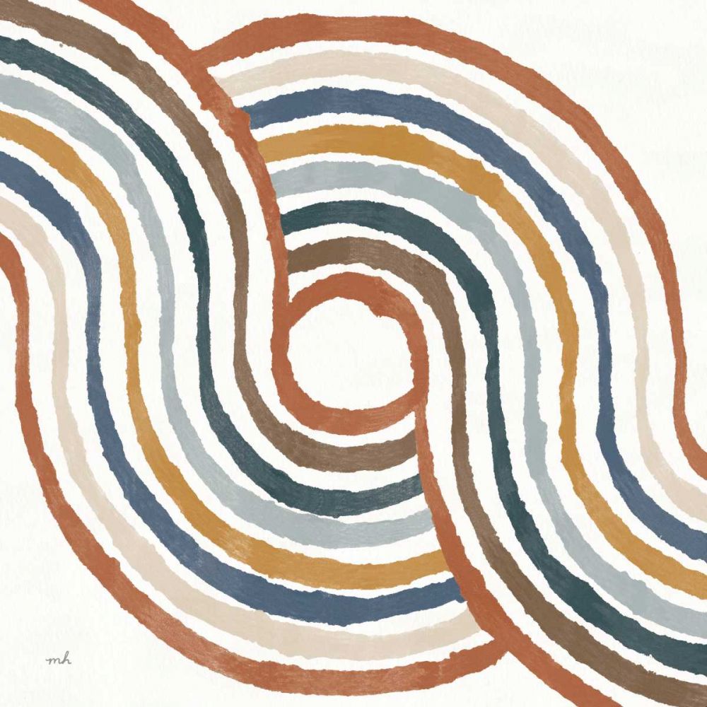 Rainbow Road II Thick Lines art print by Moira Hershey for $57.95 CAD