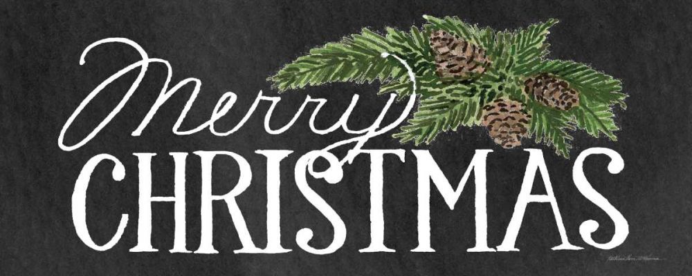 Holiday Saying II on Wood Whitewash Dark art print by Kathleen Parr McKenna for $57.95 CAD