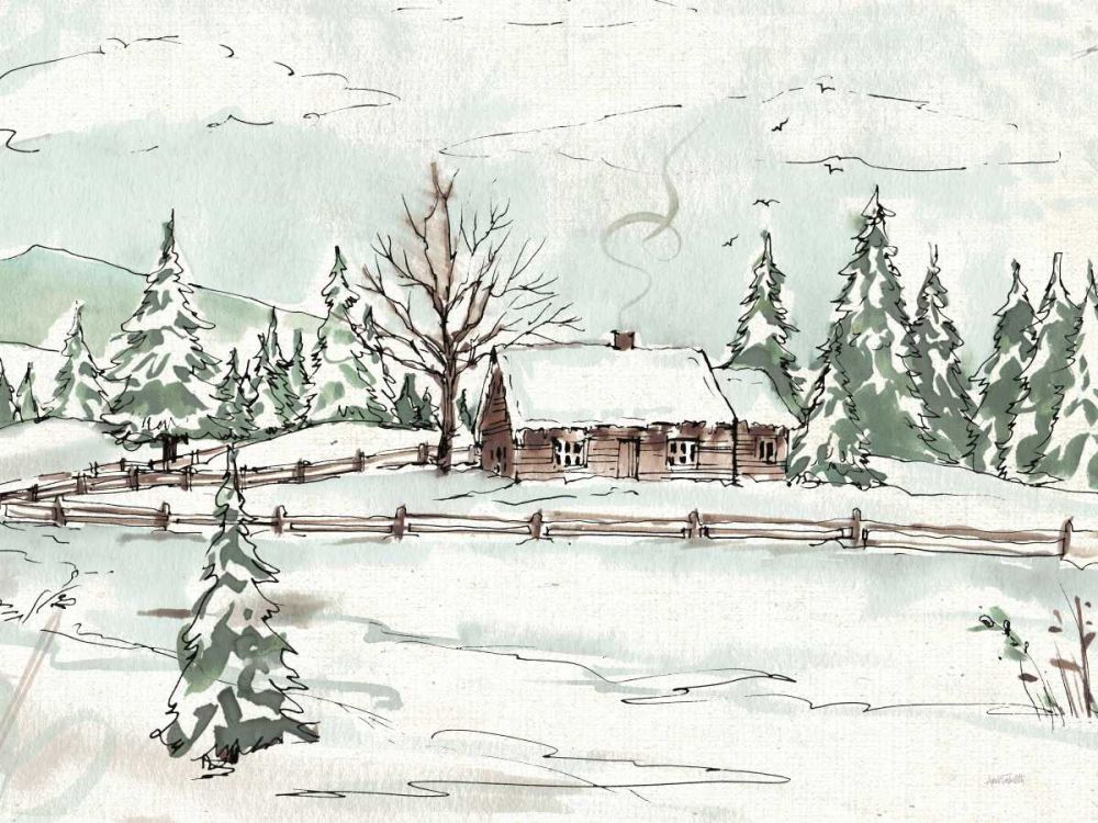 WInter Wonderland X art print by Anne Tavoletti for $57.95 CAD
