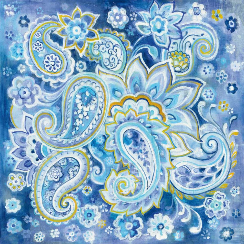 Regal Paisley art print by Danhui Nai for $57.95 CAD