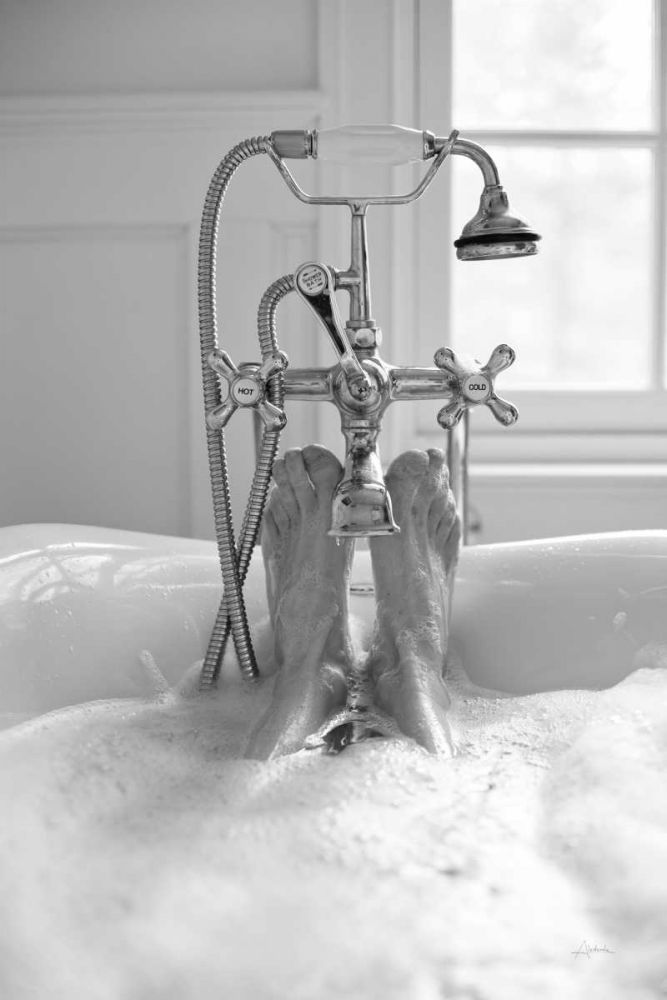 Bubble Bath I art print by Aledanda for $57.95 CAD