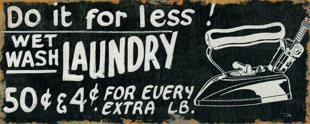 Vintage Sign I art print by Pela for $57.95 CAD