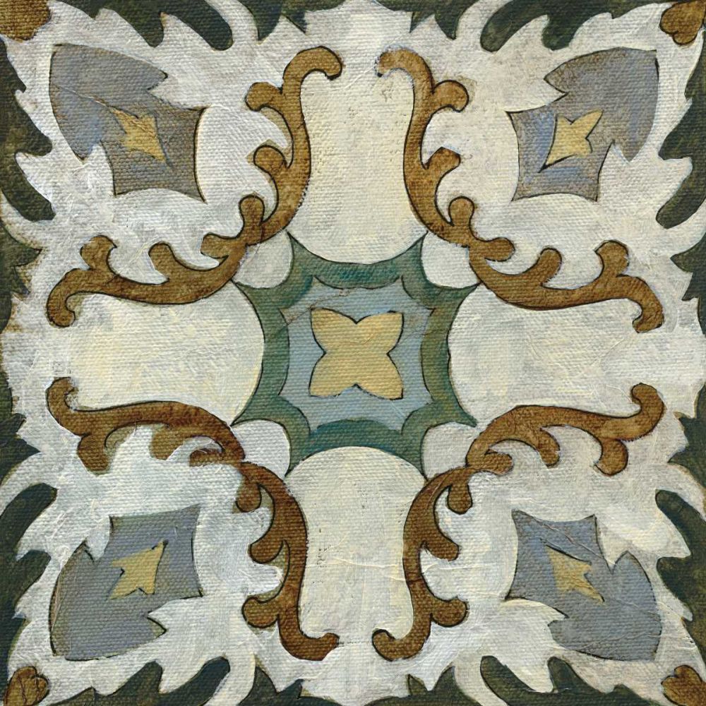 Old World Tile I art print by Silvia Vassileva for $57.95 CAD