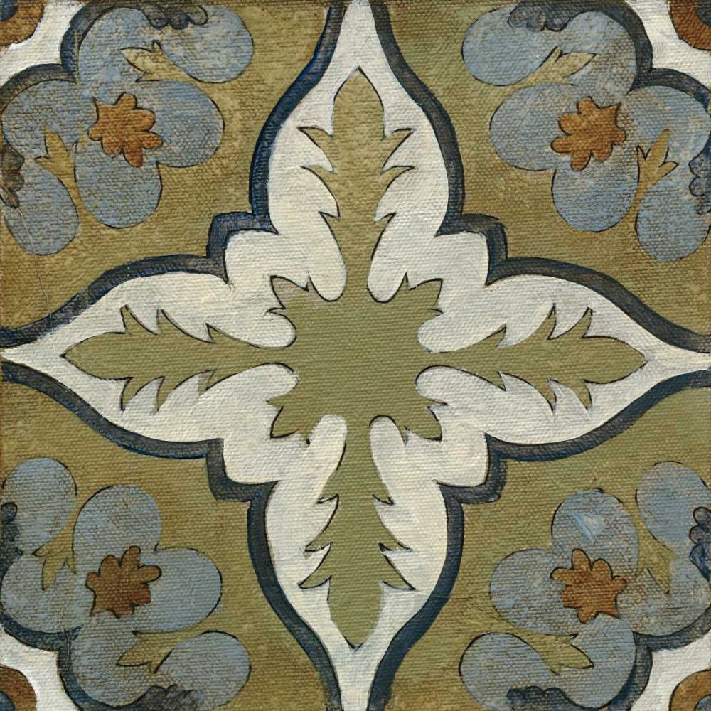 Old World Tile II art print by Silvia Vassileva for $57.95 CAD