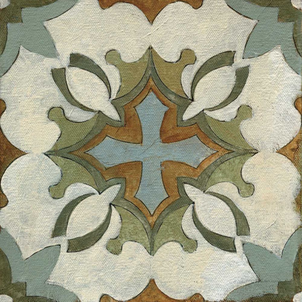 Old World Tile IX art print by Silvia Vassileva for $57.95 CAD