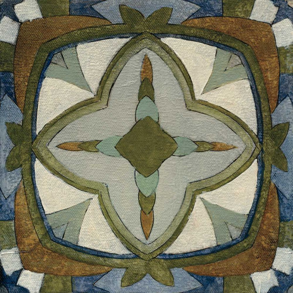 Old World Tile X art print by Silvia Vassileva for $57.95 CAD