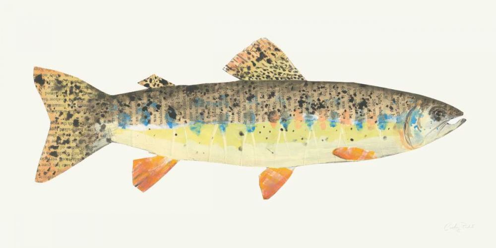 Angling in the Stream III art print by Courtney Prahl for $57.95 CAD