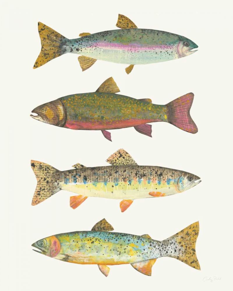 Angling in the Stream V art print by Courtney Prahl for $57.95 CAD