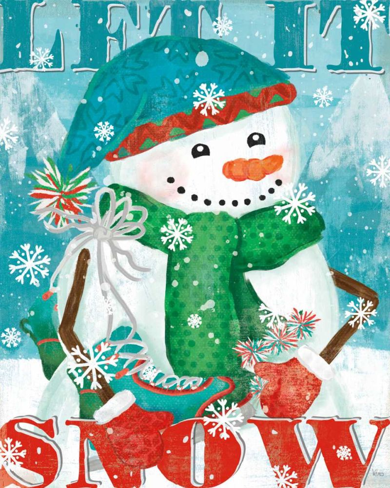 Snowy Fun II art print by Veronique Charron for $57.95 CAD