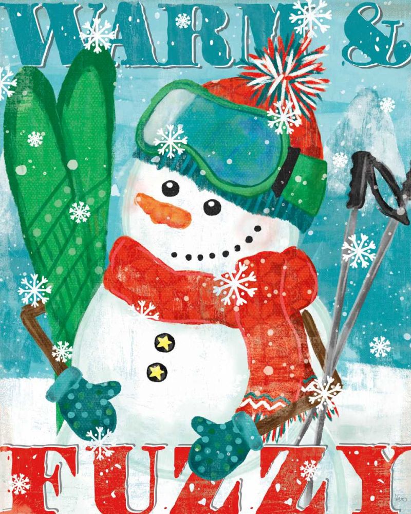 Snowy Fun III art print by Veronique Charron for $57.95 CAD
