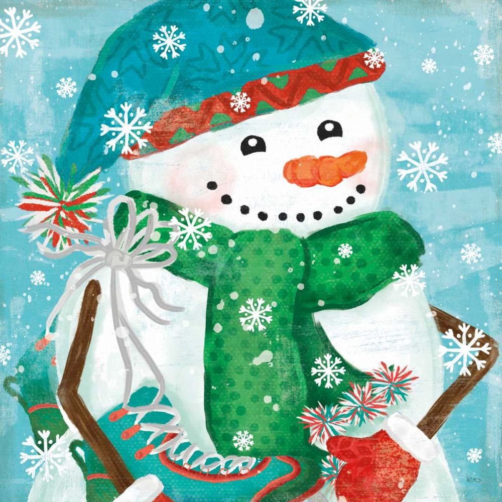 Snowy Fun IV art print by Veronique Charron for $57.95 CAD