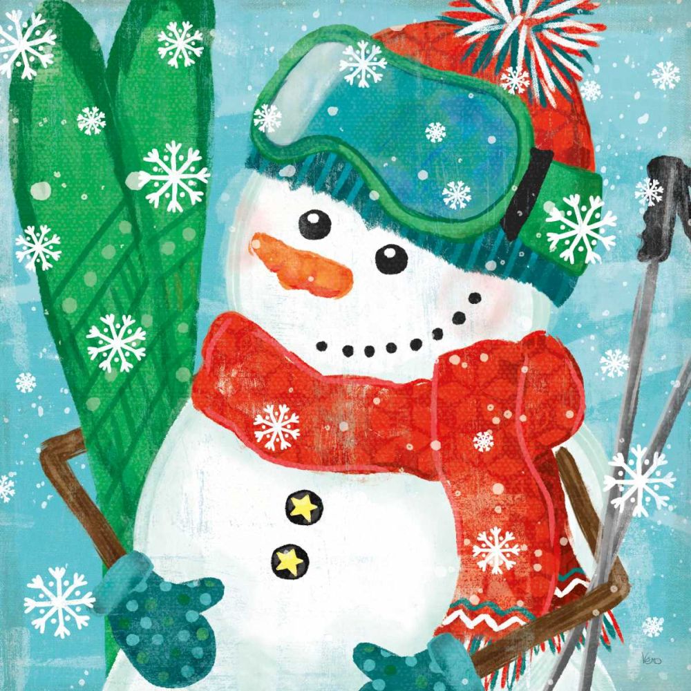 Snowy Fun V art print by Veronique Charron for $57.95 CAD
