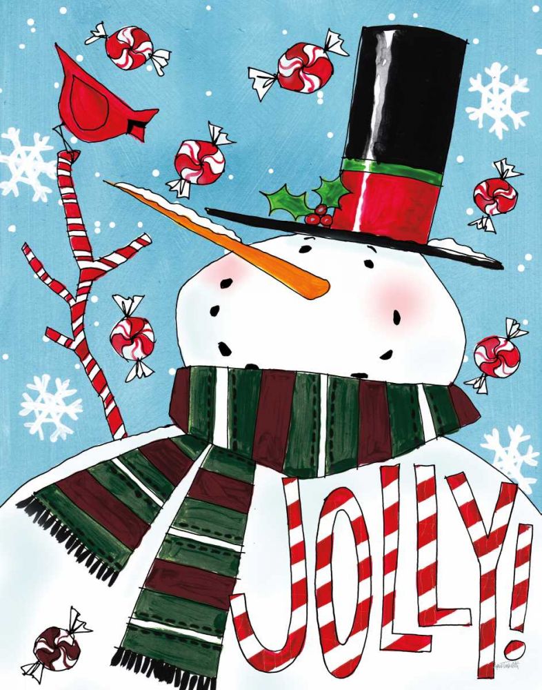 Holiday Joy III Blue Crop art print by Anne Tavoletti for $57.95 CAD