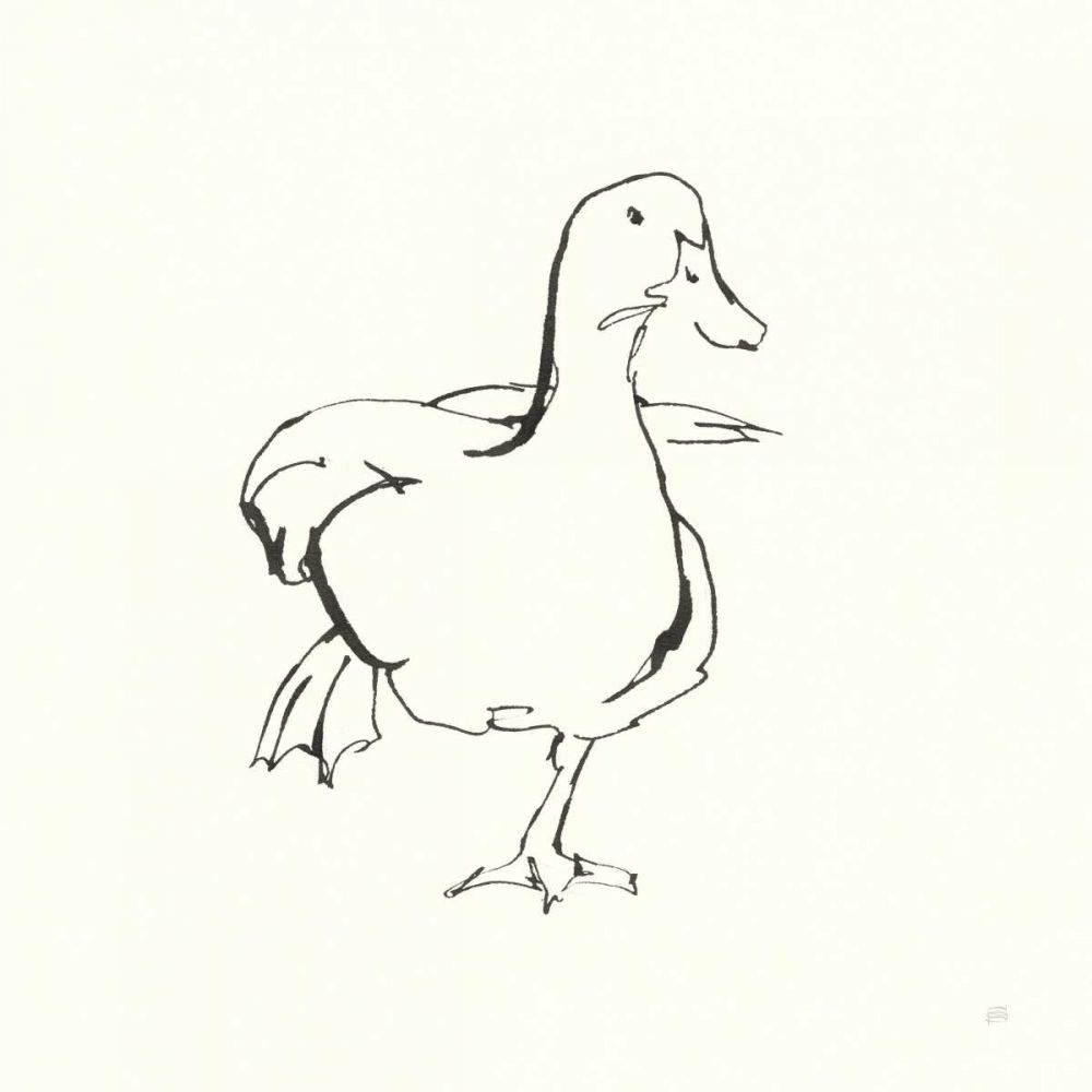 Line Duck II art print by Chris Paschke for $57.95 CAD
