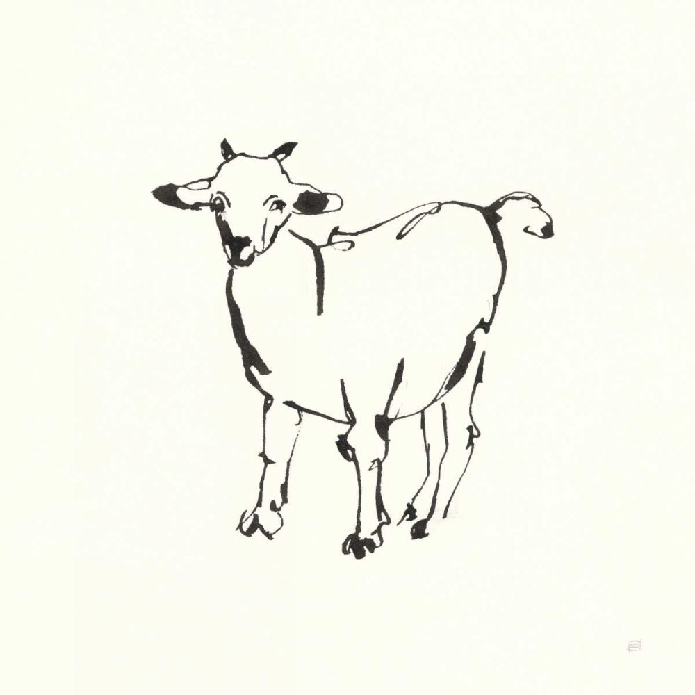 Line Goat art print by Chris Paschke for $57.95 CAD