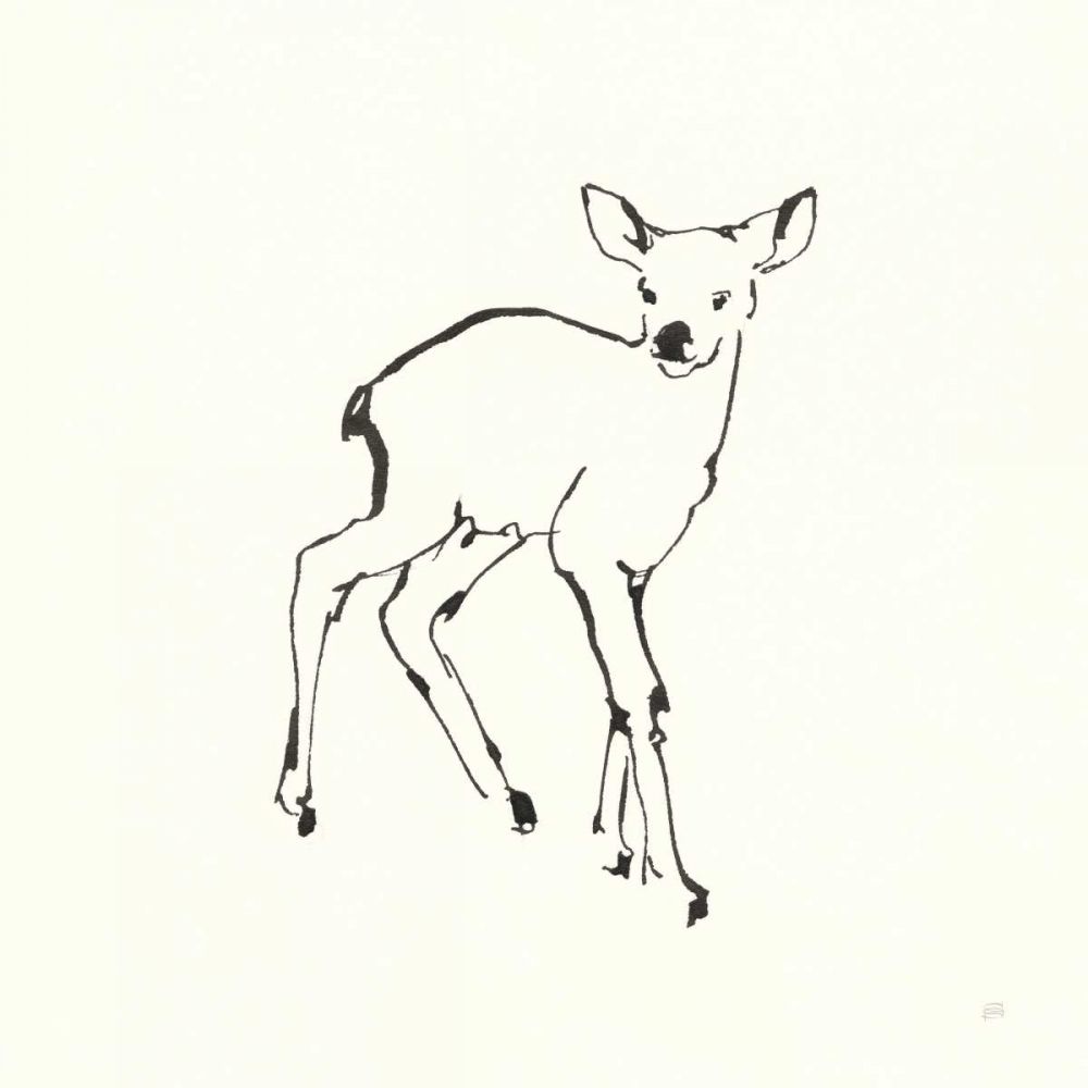 Line Fawn art print by Chris Paschke for $57.95 CAD