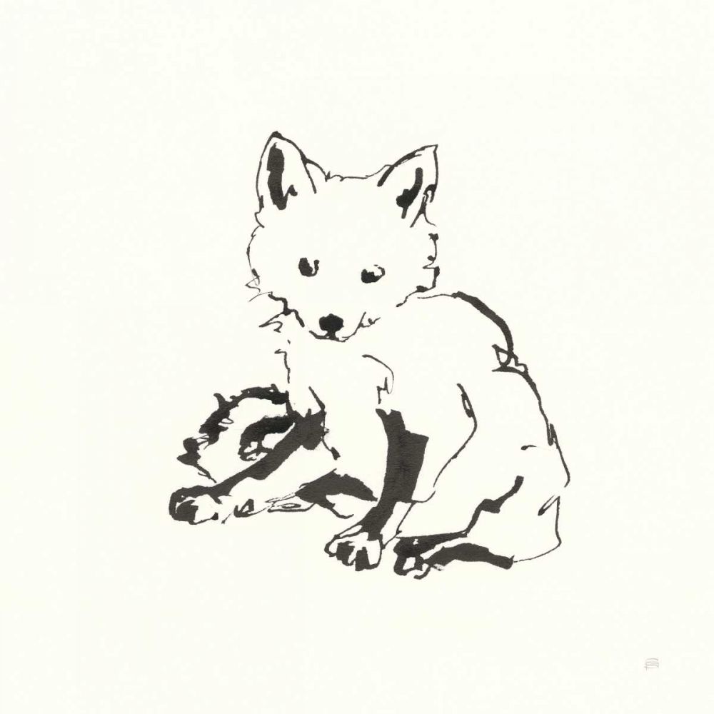 Line Fox art print by Chris Paschke for $57.95 CAD