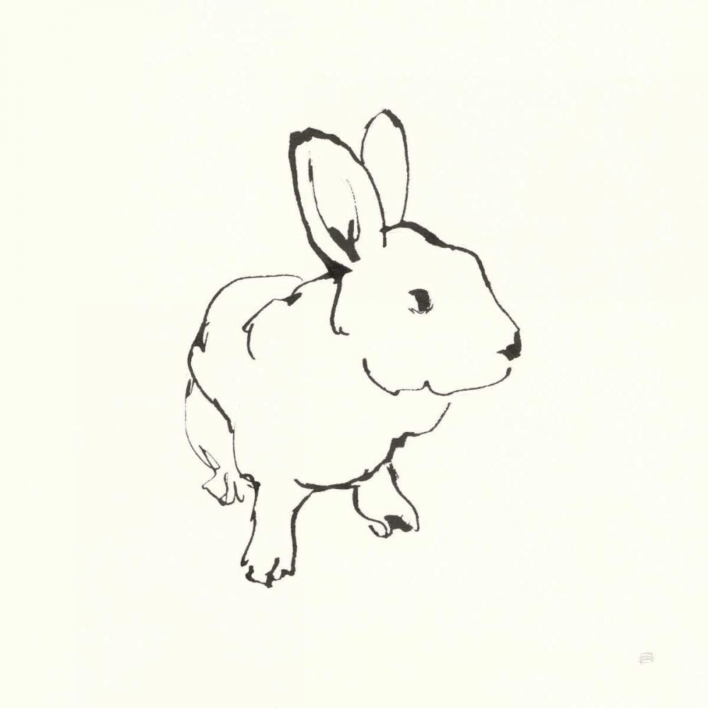 Line Bunny II art print by Chris Paschke for $57.95 CAD