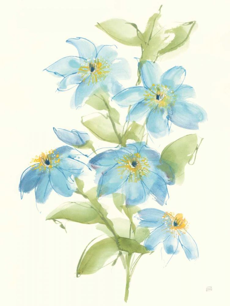 Clematis Bouquet I art print by Chris Paschke for $57.95 CAD