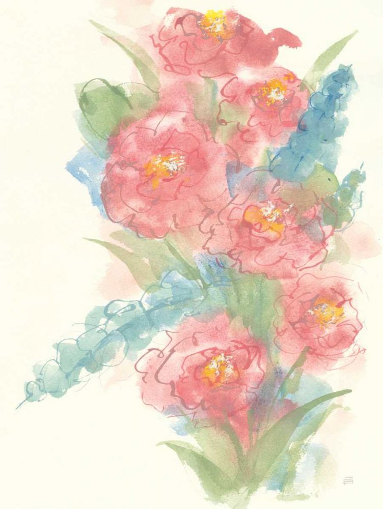 Peony Bouquet I art print by Chris Paschke for $57.95 CAD