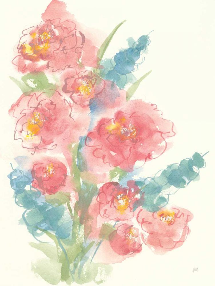 Peony Bouquet II art print by Chris Paschke for $57.95 CAD