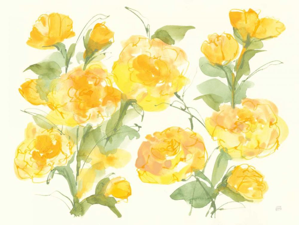 Sunshine Peonies art print by Chris Paschke for $57.95 CAD