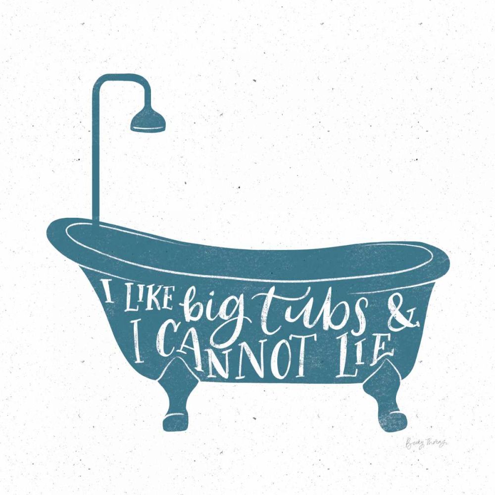 Turkish Tile Bathroom Puns I art print by Becky Thorns for $57.95 CAD
