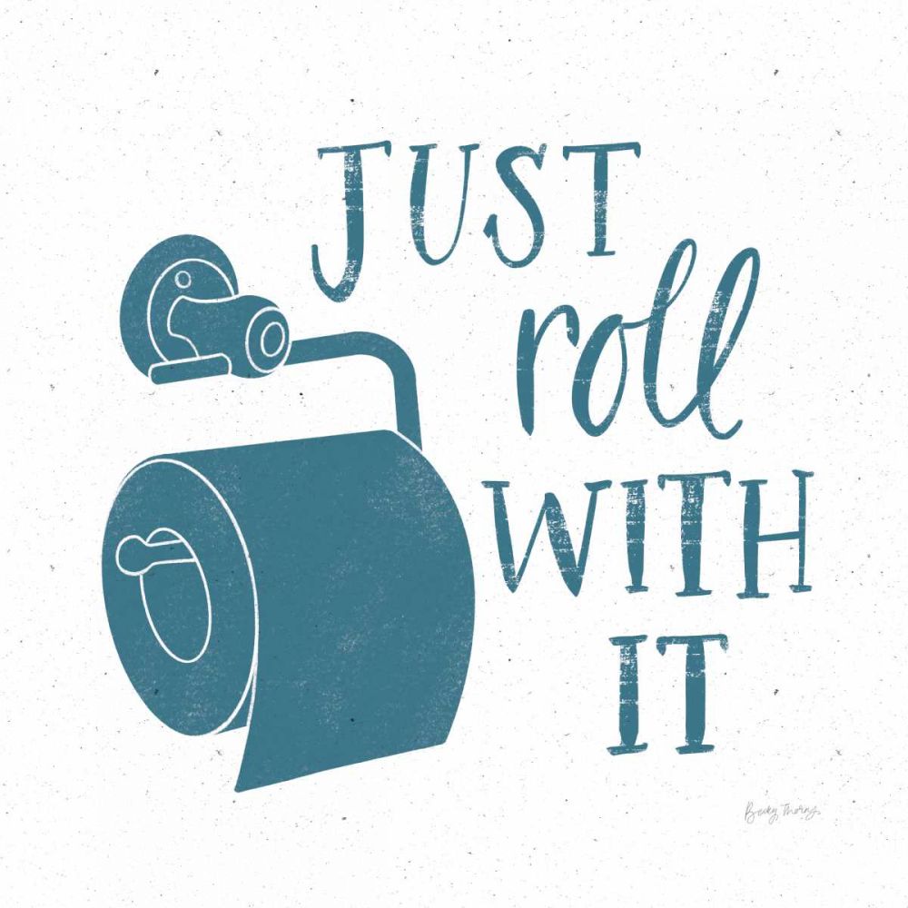 Turkish Tile Bathroom Puns V art print by Becky Thorns for $57.95 CAD