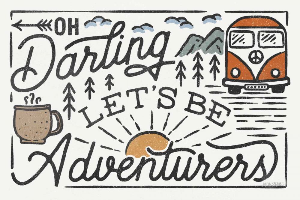 Adventurous I art print by Laura Marshall for $57.95 CAD